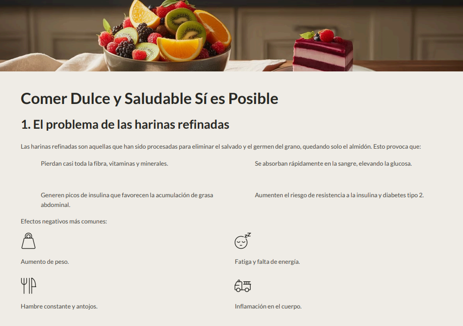 200 recetas dulces, sin harina ni azúcar. Apto diabéticos. Descarga inmediata