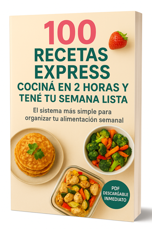 TE RESUELVO TODA LA SEMANA: 100 Recetas para Cocinar y Congelar en Minutos (PDF descargable)